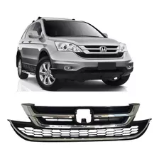 Grade Honda Crv 2010 2011 Com Frisos Cromado 2 Peças