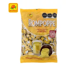 Chocolate Romoppe 100 Piezas, Relleno De Rompope.