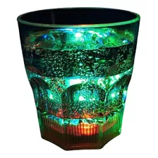 Vaso Con Sensor Luz Led Taza Copete Luces Colores Navidad