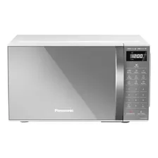 Micro-ondas Panasonic Porta Espelhada 21 Litros Branco 110v