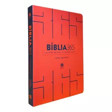 Bíblia 365 Nvt Leitura Diária Letra Grande Luxo Vermelha
