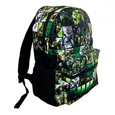 Mochila Escolar Juvenil De Costas Hulk Vingadores Tamanho G