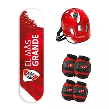 Patineta Set Skate River Plate Con Proteccion