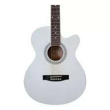 Guitarra Electroacústica Segovia Sgf238cewh Folk Blanca Color Blanco Material Del Diapasón Otro Orientación De La Mano Diestro