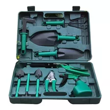 Set Herramientas Kit Jardineria Jardin 10 Pzas Huerta Valija