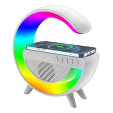 Parlante Tipo G Bluetooth Carga Inalambrica Y Luces Led Rgb