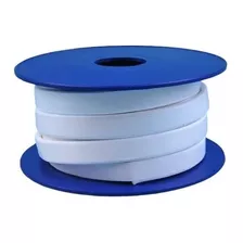 Junta Plana Ptfe Expandido 25x6mm Largo 5 Mts. Teflón