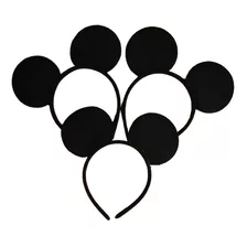 50 Diademas Mimi & Mickey Mouse Orejas Fiesta Batucada Boda