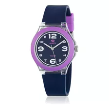 Marea Watch B3535504 Color De La Correa Azul Color Del Bisel Lila Color Del Fondo Azul