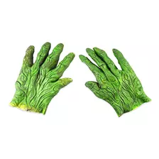 Guantes De Hulk Verdes De Latex Regalo Niño Navidad