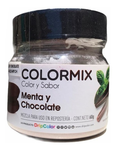 Colorante Polvo Colormix Gourmet Sabor Menta Y Chocolate