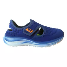 Tênis Infantil Masculino Energy Kidy 0416019 Azul/laranja