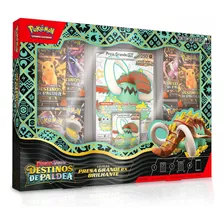 Box Pokémon Destinos De Paldea - Presa Grande Ex Brilhante