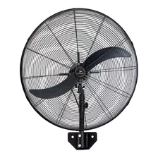 Ventilador De Pared Masterfan Huracán Negro Con 2 Aspas De Metal, 30 De Diámetro 127 v