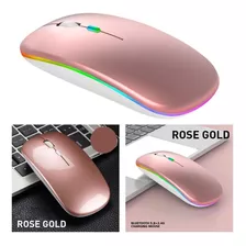 Mouse Sem Fio Recarregável Wireless Led Rgb Ergonômico Nov