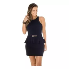 Blusa Peplun Regata / Flare Babados Verão2017 Neoprene