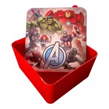 Sandwichera Avengers Marvel Taper Caja Recipiente Comida 