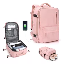 Mochila Bolsos Viaje Impermeable Para Notebook Zapatos Y Usb