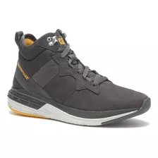 Zapatilla C/caña Cuero Hombre Cityrogue Mid Gris Cat