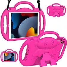 Funda iPad 2021 10.2 Ltrop 9a/8a/7a Gen C/soporte/pink