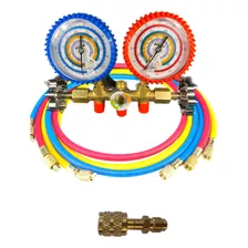 Manifold Refrigeração Ar Condicionado R134 C Adaptador