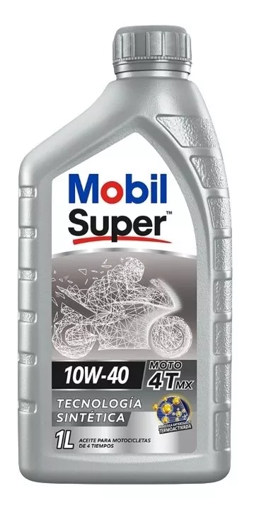 Aceite Mobil Super Moto 4t Mx 10w40 X1lt