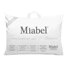 Travesseiro Miabel Dreams Tradicional 70cm Cor Branco