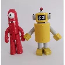 Bonecos Yo Gabba Gabba Nickelodeon - 10 Cm -usado 