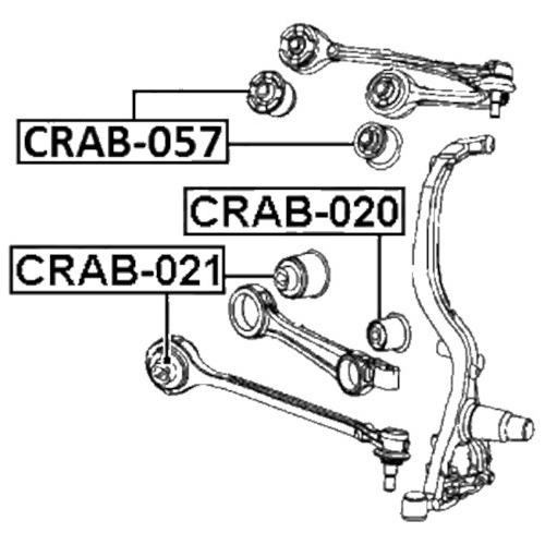 Kit Bujes Bandejas Delanteras Chrysler 300 300c Foto 2