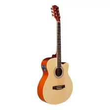 Guitarra Acústica Texas Ag10-lc5 Para Diestros Natural