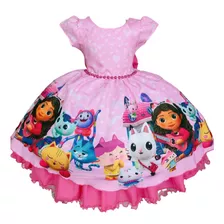 Vestido Infantil Casa Mágica Da Gaby Luxo