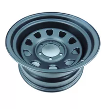 Roda Daytona Black Em Aço (estilo Mangels) 16x8, 6 Furos De 