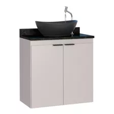 Mueble De Baño Suspendido Aster Con Mesada Granito Y Bacha