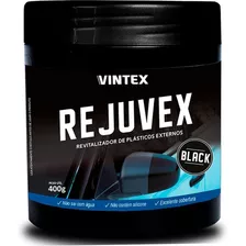 Revitalizador De Plástico Rejuvex Black Vonixx 400g Preto