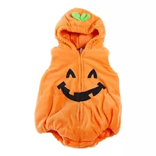 Disfraz De Calabaza De Forro Polar Para Niños De Halloween S