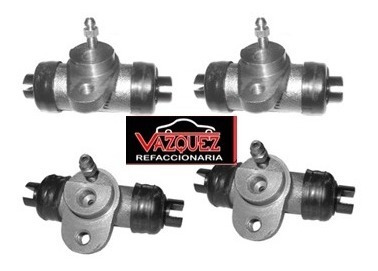 Kit 4 Cilindros Rueda Del/tras Vw Sedan Vocho 1.6 74-92 Foto 2