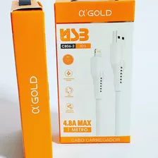 Cabo Carregador Usb Agold Carga Rápida Compatível Com iPhone