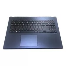 Base Com Teclado Notebook Asus X571gt Azul Nova Original 