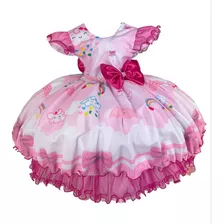 Vestido Princesa Tematico Chuva De Bençãos - Chuva De Amor