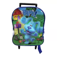 Mochila Con Carro Las Pistas De Blue Color Azul