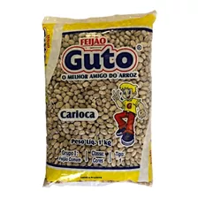 Feijão Carioca Guto Tipo 1 Rico Em Ferro Pacote 1kg