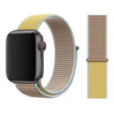 Correa Para Apple Watch Nylon Velcro 38 / 40 / 42 / 44 Mm 