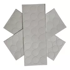 Tapa Furos Adesivo Branco Texturizado Pvc 19mm 48un P Móveis