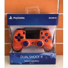 Controle Ps4 Original Pouco Uso Laranja