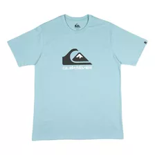 Camiseta Quiksilver Full Logo Plus Size Wt23 Azul Mescla