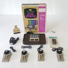 Console Sears Tele-games Pong Sports Iv Atari Completo Lindo