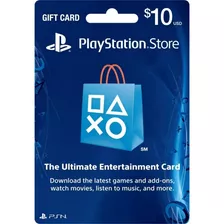 Tarjeta Psn Gift Card 10 Usd Playstation Usa Digital