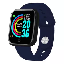 Smartwatch Otec 1.3 Caja 41.5mm Negra, Malla Azul De Tpu