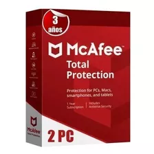 Mcafee De 3 Años 1 Pc 