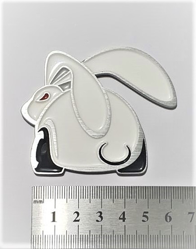 Emblema Gti Rabbit Volkswagen Golf - Aluminio Foto 2